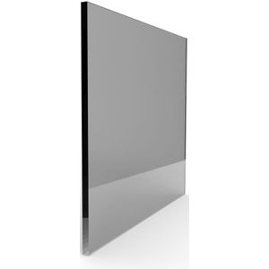 Enkel glas gekleurd gehard 8 mm grijs
