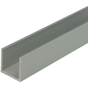 Aluminium U-profiel 20x20x20x2 - Aluminium Geanodiseerd