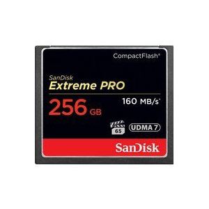 SanDisk Extreme PRO CompactFlash geheugenkaart, 160 MB/s, 256 GB