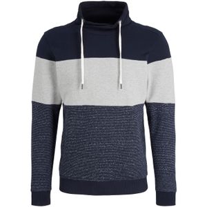 Tom Tailor Sweatshirt Colour Blocking Pullover ohne Kapuze