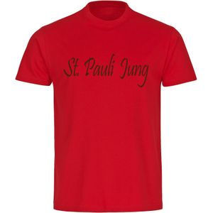 multifanshop Herren T-Shirt - St. Pauli - St. Pauli Jung - Druck braun - Männer