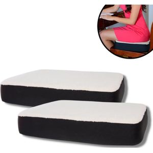 Best Direct® Sitzkissen, Gelkissen zum sitzen, Autositzkissen, Sitzerhöhung Dualuxe