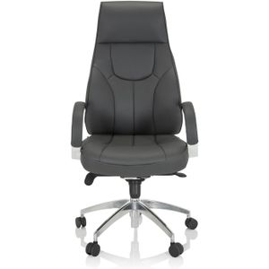 hjh OFFICE Profi Chefsessel ELEGANCE I Kunstleder mit Armlehnen