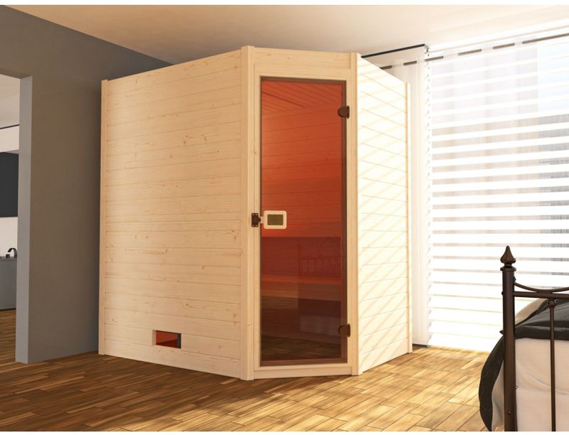 Weka Eck-Sauna Valida 1, 189 x 203,5 x 139 cm