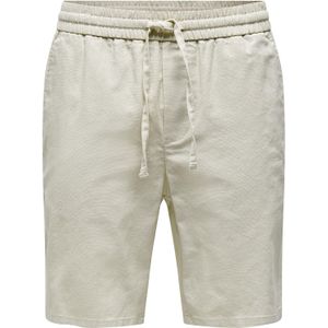 Only & Sons Shorts Unifarbene Bermuda Linus Shorts mit elastischem Bund und seitlichen Eingrifftaschen in Regular Fit