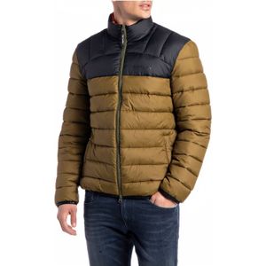 Replay Jacke Steppjacke RECYCLED MATT NYLON mit Stehkragen