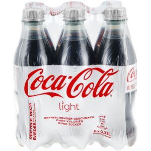 Coca-Cola Light 0,33 Liter, 6er Pack - Inhalt: 4 Flaschen