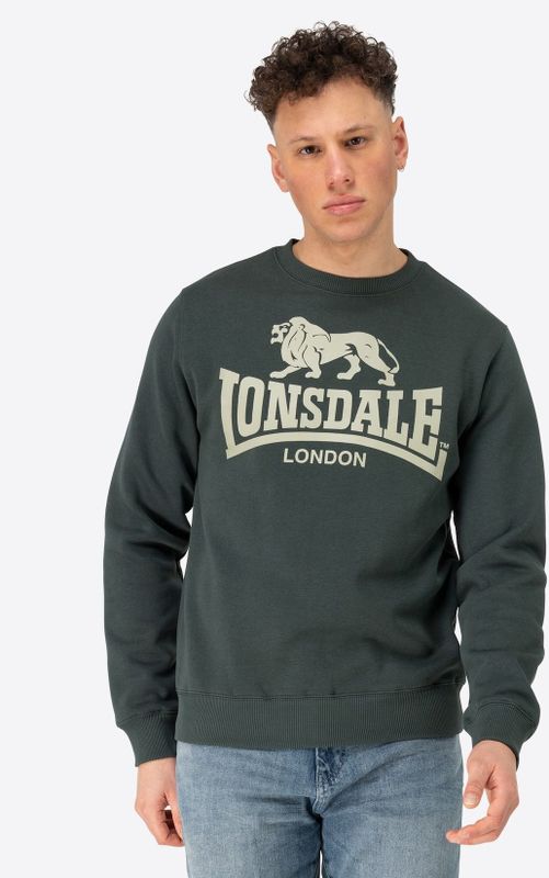 Lonsdale Herren Rundhals Sweatshirt schmale Passform GO SPORT