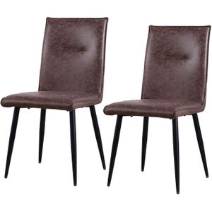 HTI-Living Stuhl Salinas Antikbraun