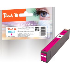 Peach HP 973 XM Druckerpatrone XL ma ersetzt HP No. 973X M, F6T82AE für z.B. HP PageWide Pro 450, HP PageWide Pro 452 dn, HP PageWide Pro 452 dw (wiederaufbereitet)