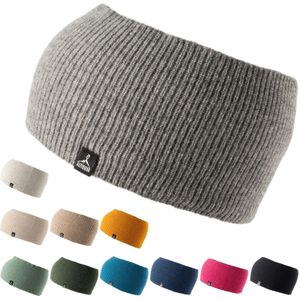 ALTIDUDE Merino Stirnband Hermit Ripp Strick Kopfband Ohren Schützer Lamm Wolle Farbe: magenta