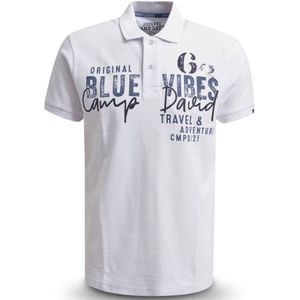 Camp David Polo-Shirt 1/2 Gr. L weiss