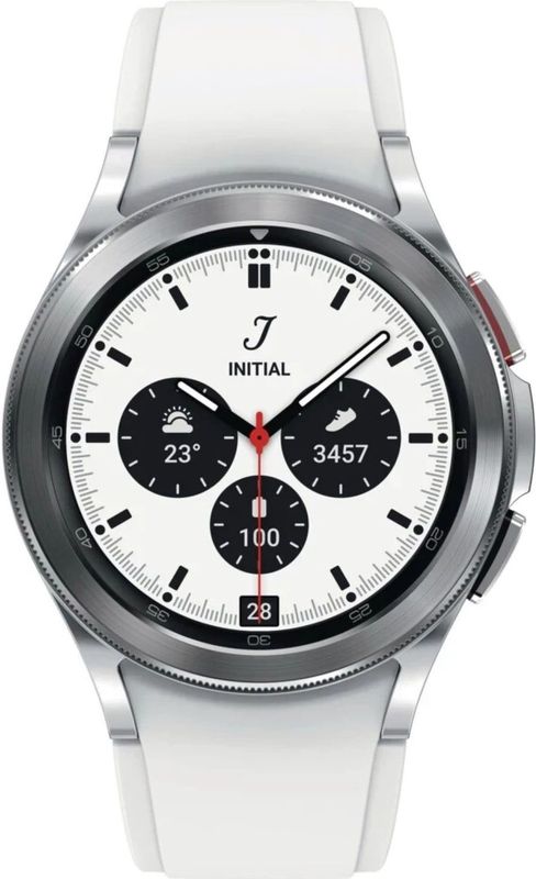 REFURBISHED – Samsung SM-R885 Galaxy Watch 4 Classic Edelstahl 42mm LTE Silver - Sehr Gut