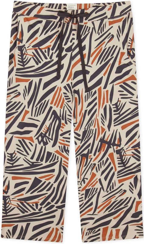 Schiesser Damen Pyjamahose Mix & Relax 3/4