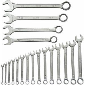 FAMEX 10344-19 Gabel-Ringschlüssel Satz 19-tlg.