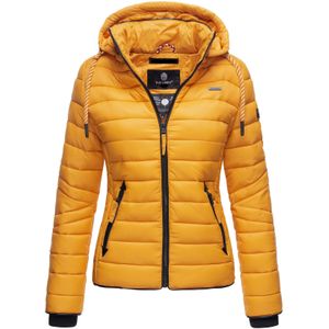 NAVAHOO Damen Steppjacke leichte Übergangsjacke mit Kapuze Lulana