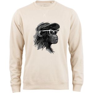 Cotton Prime® Sweatshirt Affe Cool Monkey mit Brille