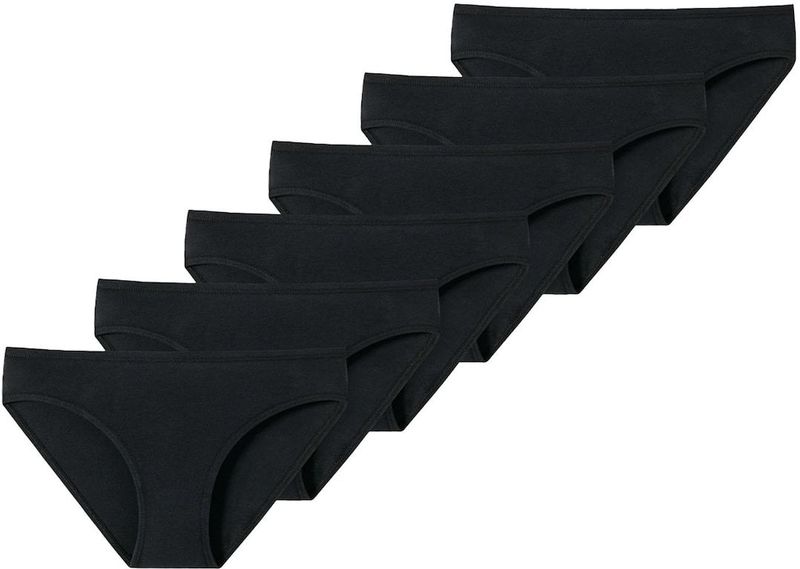 Schiesser Mädchen Slip 95/5 Organic Cotton 6er Pack
