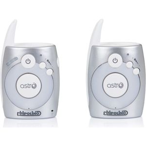 Chipolino Babyphone Astro 1,8 GHz Lautstärkeregelung, Nachtlicht, USB-Adapter silber