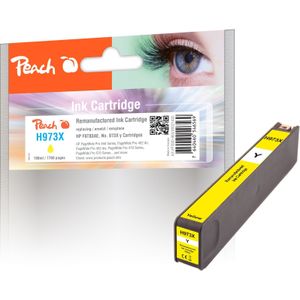 Peach HP 973 XY Druckerpatrone XL ye ersetzt HP No. 973X Y, F6T83AE für z.B. HP PageWide Pro 477 dw, HP PageWide Pro 477 dwt, HP PageWide Pro 450 (wiederaufbereitet)