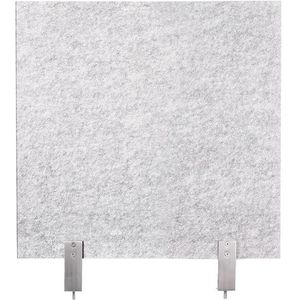 Schreibtisch-Set desktopz Klemme Farbe: lichtgrau, Größe: 50x50x2,5cm