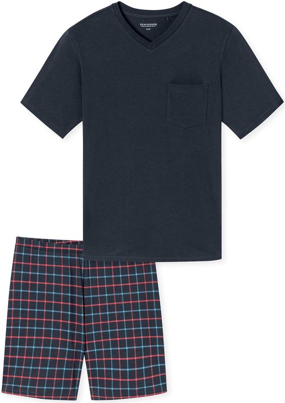 Schiesser Herren Pyjama Comfort Essentials 1er-Pack