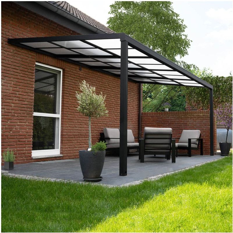 Terrassenüberdachung SOLIS DELUXE 390 x 295 x 233 / 272 cm