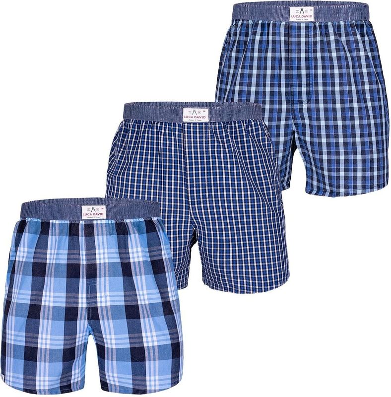 Luca David Herren Boxer Olden Glory 3er Pack