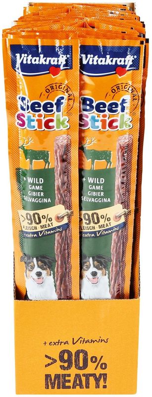 Vitakraft Hundefutter Beef Stick Wild 12 g, 50er Pack