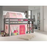 Spielbett Pino mit Textilset Vorhang und Tunnel versch. Designs