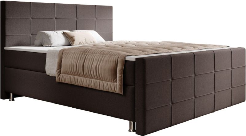 Boxspringbett Florenz 180x200cm versch. Farben - Braun