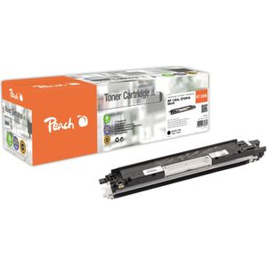 Peach HP 130 ABK Toner bk ersetzt HP No. 130A BK, CF350A für z.B. HP Color LaserJet Pro MFP M 177 fw, HP Color LaserJet Pro MFP M 170 (wiederaufbereitet)