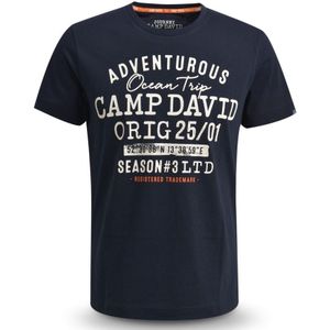 Camp David T-Shirt RH O neck 1/2 Gr. M navy
