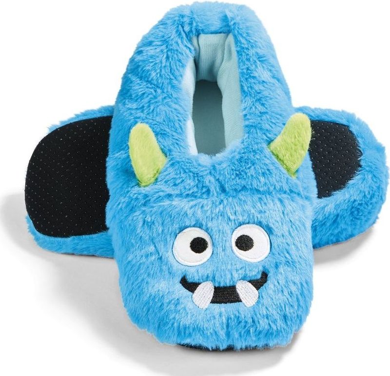SoC Damen und Herren kuschelige Hausschuhe in Tierform - Monster, Gr. 43/46