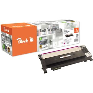 Peach HP 117 AM Toner ma ersetzt HP No. 117A M, W2073A für z.B. HP Color Laser MFP 178 nw, HP Color Laser 150 nw, HP Color Laser MFP 179 Fnw (wiederaufbereitet)