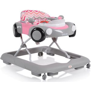Cangaroo Lauflernhilfe Shelby, höhenverstellbar, Spielcenter, Treppenstopper rosa