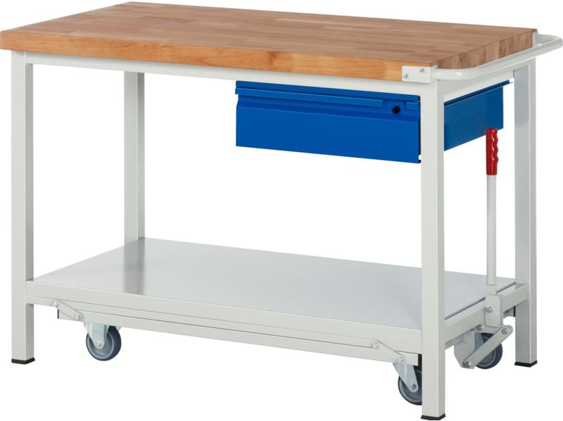 Rau Werkbank mit absenkbarem Fahrgestell Modell 8001-6