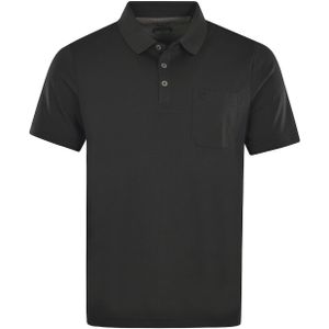 Hajo Shirt Kurzarm-Poloshirt Softknit mit Knopfleiste und Brusttasche in Regular Fit