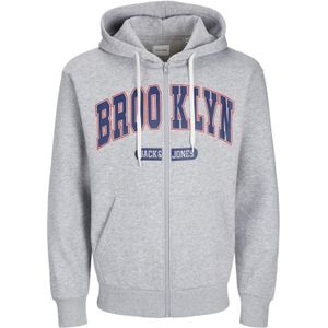 Jack & Jones Jacke BRADLEY VARSITY Kapuzensweatjacke