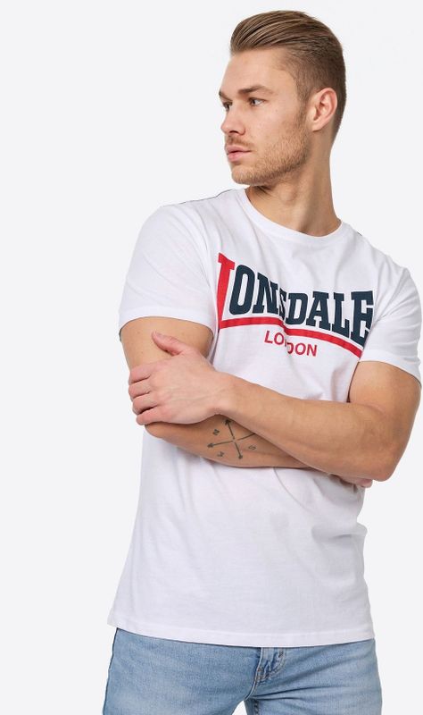 Lonsdale Herren T-Shirt normale Passform TWO TONE
