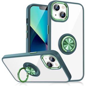 Schutz Handy Hülle für Apple iPhone 15 Plus Case Cover Ring Halter Bumper Etuis