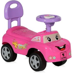 Lorelli Rutscher Kinderauto My Friend, ab 12 Monaten, Musikfunktion, Rückenlehne in rosa