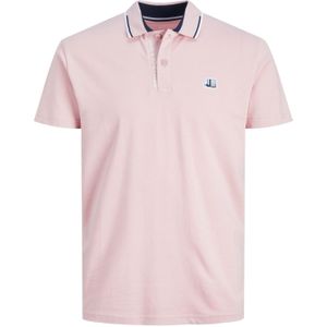 Jack & Jones Poloshirt LOGAN Polo Kurzarmshirt mit Kontraststreifen und Logo-Details