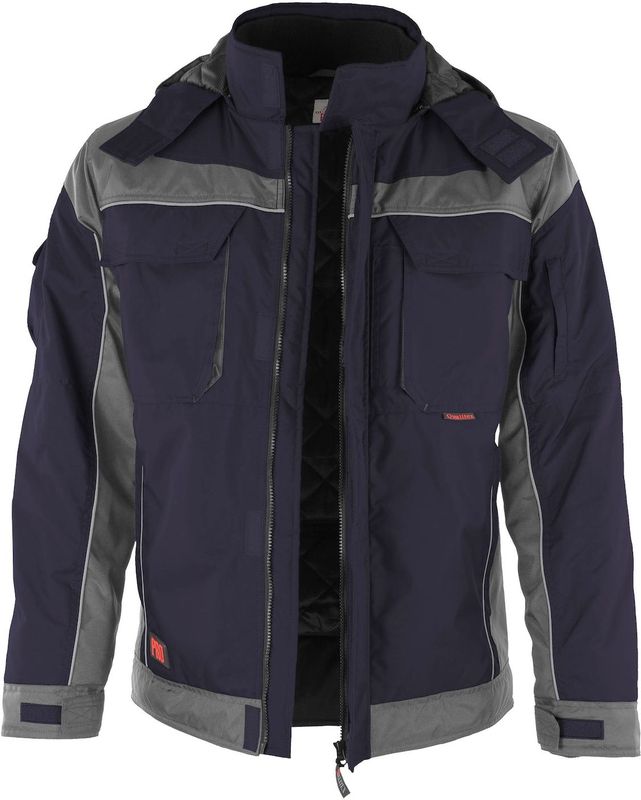 QUALITEX HIGH QUALITY WORKWEAR Winterjacke PRO Winter marine/grau Damen: 52 Herren: XXL