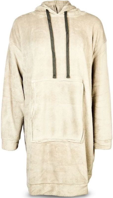 Oversize Kuschelhoodie - Damen, hellgrau