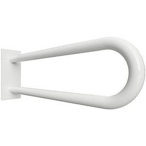 Brillantbad BELP Stützgriff in U-Form Eisen Weiß mit Abdeckung 100x250x766 mm, 120 kg Traglast für Bad & WC >> zum Bohren