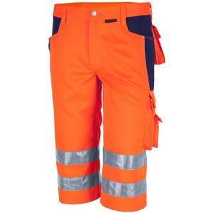 QUALITEX HIGH QUALITY WORKWEAR Shorts PRO WS warnorange/marine Damen: 40 Herren: 46