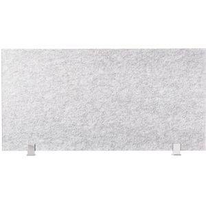 Schreibtisch-Set desktopz Standfuss Farbe: lichtgrau, Größe: 100x50x2,5cm