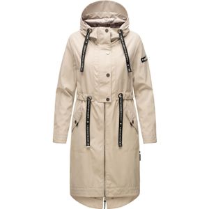 NAVAHOO Damen Modischer Funktionsparka Übergangs Outdoorjacke mit Kapuze Josinaa