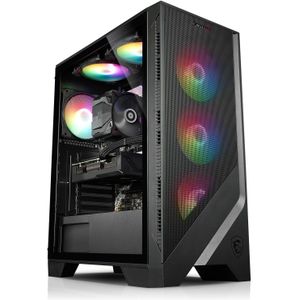 Gaming PC Storm 14 Intel Core i3-14100F, 32GB DDR4, NVIDIA RTX 3050 6 GB, 1TB SSD, WLAN, Windows 11